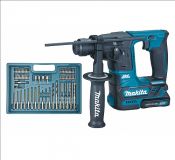 S5 MAKITA HR140DSAE1 SDS-PLUS Akku Bohrhammer BL14mm,10,8-12V max.,2,0Ah,