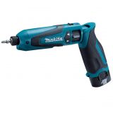 S10 MAKITA TD021DSLE Akku E-Knickschlagschrauber 7,2 V + Akku-Lampe