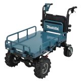 DCU601Z Akku 3-Gang Schubkarre mit elektr.Hub 475-1030mm, 2x18V.300 kg,0-1,5/3,5/5,0 km/h,bl